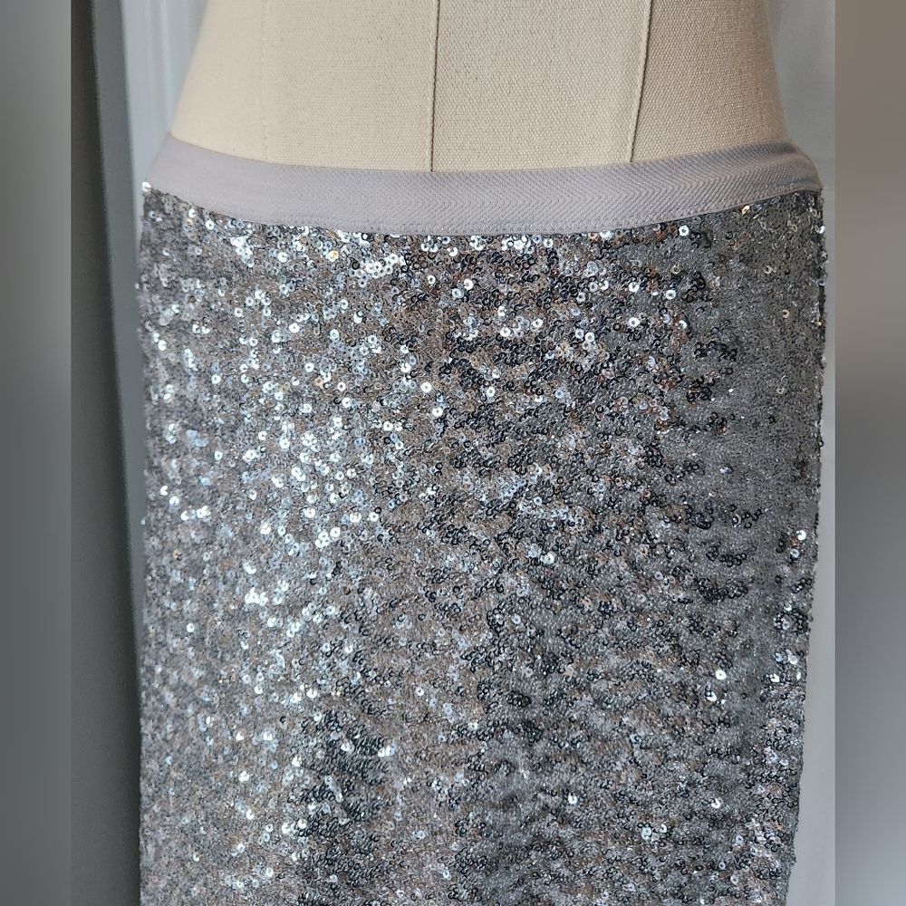 NWOT Victoria Secret silver sequin skirt - Size Small - Picture 8 of 9